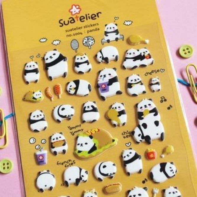 SUATELIER Stickers Panda