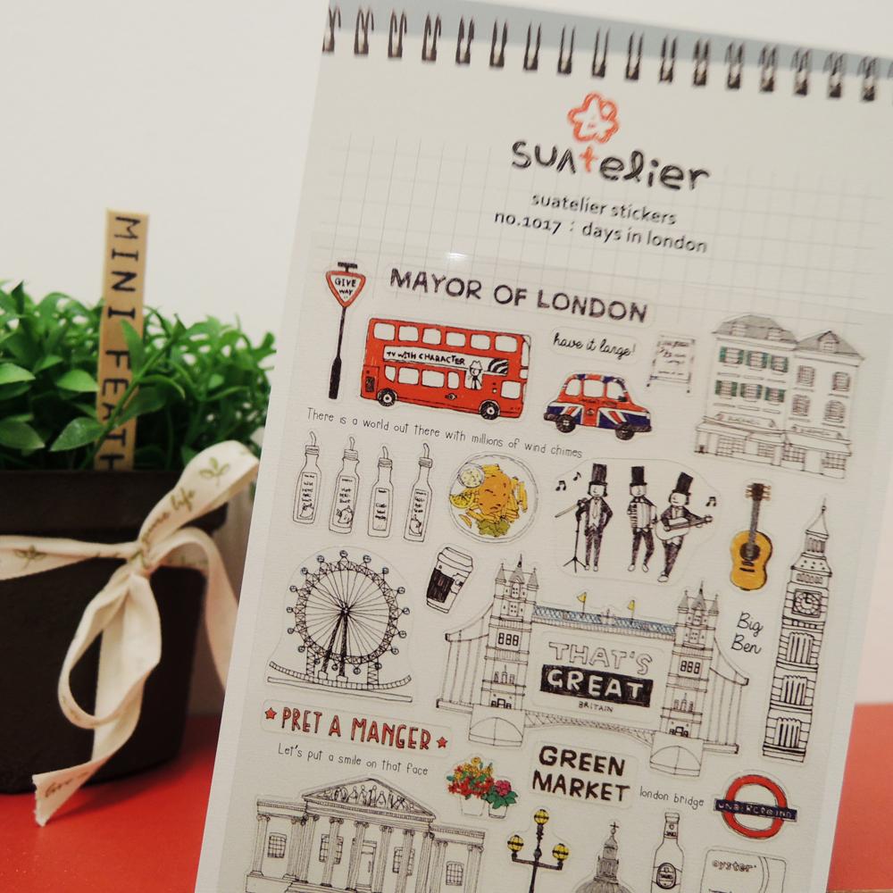 SUATELIER Stickers Days in London