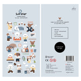SUATELIER Stickers Work and Work