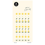 SUATELIER Mini Series Stickers Flower 02 Yellow