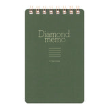 MIDORI [Limited Edition] Diamond Memo <M> Green 4 Sections