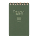 MIDORI [Limited Edition] Diamond Memo <M> Green 7 Sections