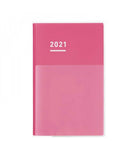KOKUYO 2021 Jibun Techo Diary Mini Clear-Pink