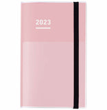 KOKUYO 2023 Jibun Techo Diary 3 in 1 Std Clear P. Pink