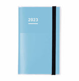 KOKUYO 2023 Jibun Techo Diary 3 in 1 Mini Clear P. Blue