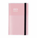 KOKUYO 2023 Jibun Techo Diary 3 in 1 Mini Clear P. Pink