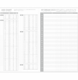 KOKUYO 2023 Jibun Techo Diary Mini Clear White