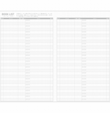 KOKUYO 2023 Jibun Techo Diary Mini Clear White