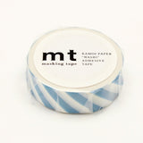 MT Washi Tape Stripe Greyish Sky