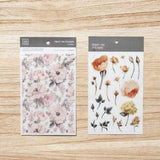 MU Craft Print-On Sticker English Flower 012