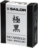 SAILOR Ink Cartridge 12pcs Kiwaguro