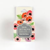 BDA398 Anemone WASHI STICKERS