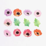 BDA398 Anemone WASHI STICKERS