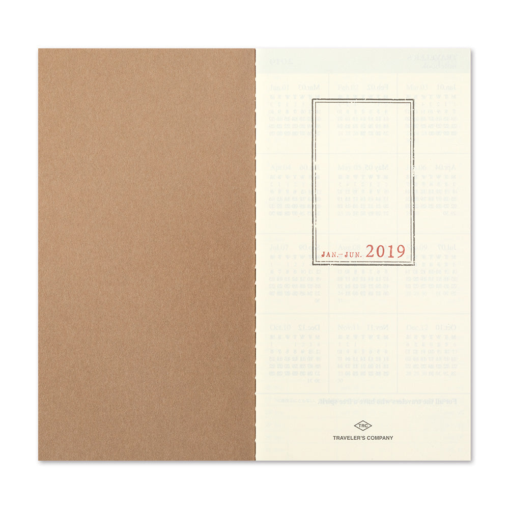 TRAVELER'S 2019 Notebook Refill