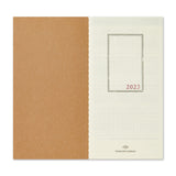 TRAVELER'S 2023 Notebook Refill Monthly