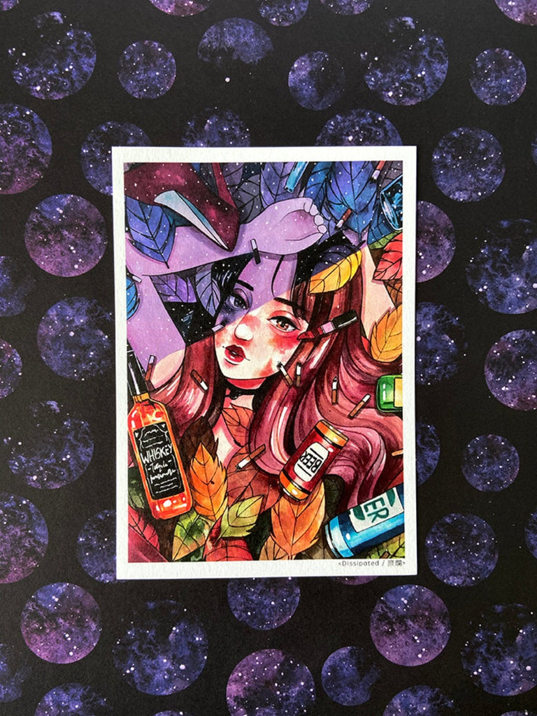 KAZEL LIM Watercolor Postcard 5 – WRITER Stationery Store