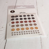 SUATELIER Plain Deco Stickers Plain 28