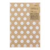 MD CH Clear Faced Bag S Front Print Dots