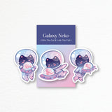 TFT Sticker Pack Galaxy Neko Ollie-The Cat+Lala The Fish
