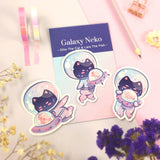 TFT Sticker Pack Galaxy Neko Ollie-The Cat+Lala The Fish