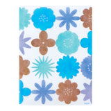 MD CH Glassine Paper Bag S Watercolor Flower Blue