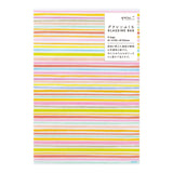 MD CH Glassine Paper Bag M Watercolor Border Pink
