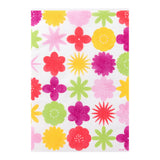 MD CH Glassine Paper Bag M Watercolor Flower Red