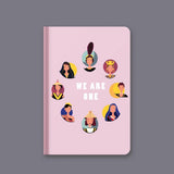 EJMEMENTO Notebook Lined We Are One