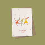 EJMEMENTO Greeting Card It's Party Time