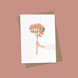 EJMEMENTO Greeting Card Flowers for You