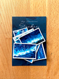 KAZEL LIM Watercolor Sticker Deep Ultramarine