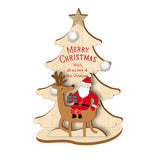 Mini Wood Stand/Santa Reindeer XC-94157