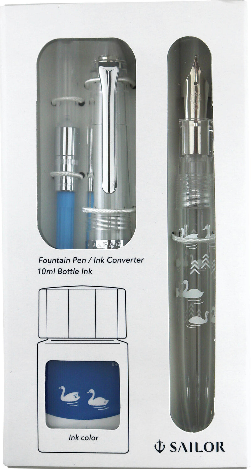 SAILOR Profit JR. Minamo Fountain Pen Set Swan