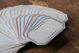 LCN Letterpress Vintage Tag and Label Set A+B