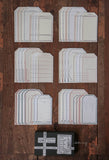 LCN Letterpress Vintage Tag and Label Set A+B