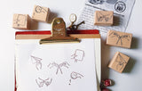 WLEKD Stationery Rubber Stamps - Hand Series 01