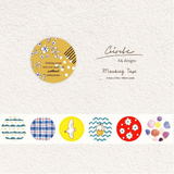 PION Round Sticker Washi Tape 2.5cm