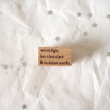 YEONCHARM Bedtime Story Rubber Stamp