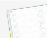 MOSSERY 2023 Hardcover Monthly Planner + Weekly Horizontal Forest Fable