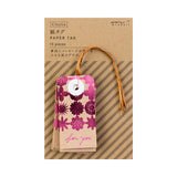 MD CH Paper Tag Flower Pink