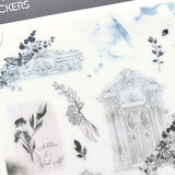 MU Craft Print-On Sticker Secret Garden Mono 131