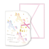 Baby Card Pop Up Unicorn