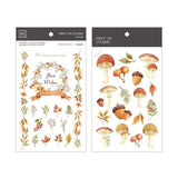 MU Craft Print-On Sticker Mushroom 031