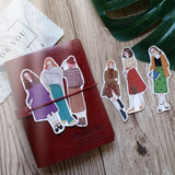 STARLULULU Retro Unbeaten Girl Sticker Set of 6x