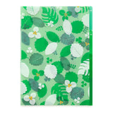 MD 3 Pockets Clear Folder A4 Green