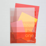 MD 5 Pockets Clear Folder A4 Gradation Pink