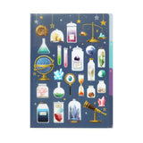 MD 3 Pockets Clear Folder A4 Science Tools