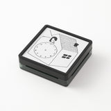 MD Paintable Stamp Pre-Inked Clock