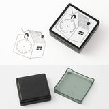 MD Paintable Stamp Pre-Inked Clock