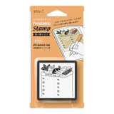 MD Paintable Stamp Pre-Inked Shopping List